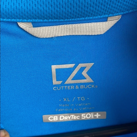 CB Cutter&Buck men’s blue drytec 50 long sleeve XL - Picture 5 of 12
